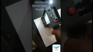 Handheld Batch/MRP Coding Machine | Handheld MRP Printer | Prezotech - PT160