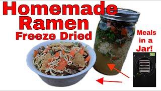 Ramen Reimagined: Freeze-dried Goodness In A Jar!