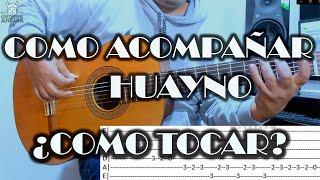 RASGUEO DE HUAYNO AYACUCHANO - TUTORIAL DE GUITARRA