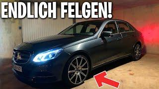 Endlich 19 ZOLL FELGEN auf der E KLASSE!!