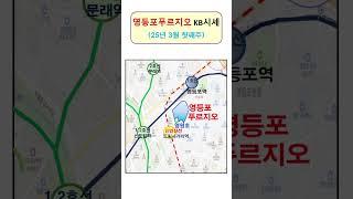 영등포푸르지오(영등포역세권, 2462세대) 매매·전세·월세 시세(25년 3월 첫째주)- 아트자이탑부동산TV(02-833-4980)#shorts