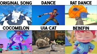 I Found Rat Dance Original Song Vs Dance Vs Cocomelon Vs UIA Cat