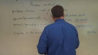 Purpose Constructions in Latin