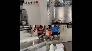 Full line lamination N fold hand towel paper cutting packing making machine