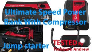 Ultimate Speed Car Jump starter With Compressor and Power Bank UPK 10 H5