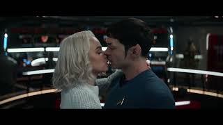 Star Trek: Strange New Worlds 1x07 / Kiss Scene — Spock and Chapel (Ethan Peck and Jess Bush)