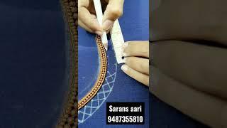 mama kuttyyy song | pattern making tips in aari #saransdiy #aariwork #mamakutty #trending #shorts