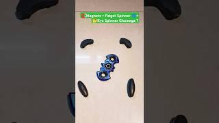 Magnets + Fidget Spinner = Kya Spinner Ghumega ? #shorts