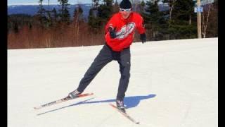 Cross or X Country Skiing-Free Skate Technique