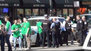 Wrigleyville St Paddy's Day First Arrest 12:15pm 3/14/15