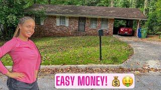 Young Girl Fall Leaf Cleanup! (How To $$)