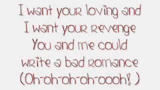 Lady Gaga- Bad Romance (Lyrics)