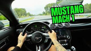 MUSTANG Mach 1 (460PS) POV DRIVE auf der AUTOBAHN