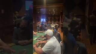 Go all in , old vegas style #goldennugget #lasvegas #pokerroom #casino #gaming #ytshorts #youtubes