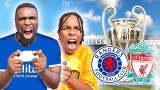 Dad is ANGRY! RANGERS vs LIVERPOOL CHAMPIONS LEAGUE FIFA 23 PREDICTOR MTG GAMING!