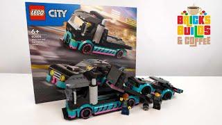 Lego City 60406 Race Car And Car Carrier Truck Speed Build Review