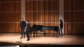 Young Concert Artists was live: Anthony Trionfo's New York debut!