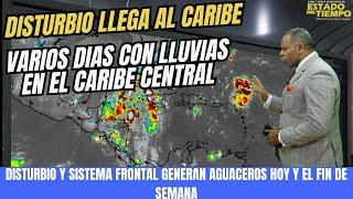 18 DE OCTUBRE. FIN DE SEMANA LLUVIOSO: LLEGA AL CARIBE DEJANDO AGUACEROS Y TORMENTAS ELÉCTRICAS