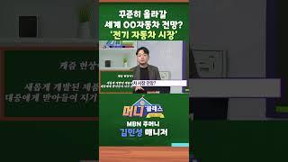 꾸준히 올라갈 세계 00 자동차 전망? '전기 자동차 시장'