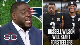 Damien Woody reacts to 'A Ton' of Steelers don't want Russell Wilson to start over Justin Fields