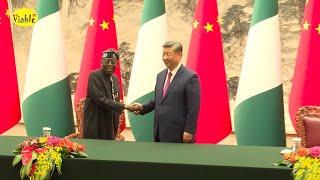 Video Emerges As President Tinubu Signs Five MoUs at Meeting With Xi Jinping