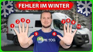 Das habt IHR FALSCH gemacht!  ️ Wohnmobil Tipps für den Winter