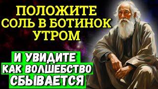 ПОЛОЖИТЕ СОЛЬ В Ботинок УТРОМ И удивитесь переменам - РАБОТАЕТ НА 100%!