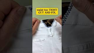 Easy DIY to Fix Tight Pants at Home| How to Make Tight Pants Bigger #short #sewing #tipsntricks