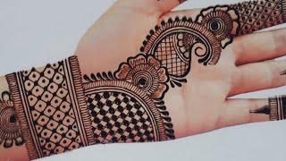 फुल हैंड  करवा चैlथ डिज़ाइन / mehndi design | easy arabic mehndi | mehndi ka design | Mehndi