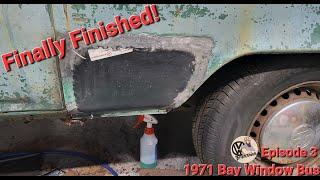 1971 T2 Volkswagen bay window bus  repair Ep. 3