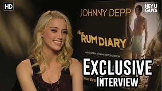 Amber Heard - The Rum Diary - working with Johnny Depp