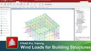 Generating Wind Loads for Building Structures in STAAD.Pro