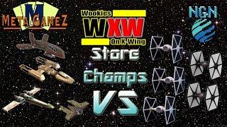 X-Wing Store Champs (Gamezilla 2016) | Game 4 - Scum vs 5x TIEs