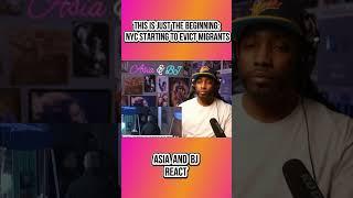 THIS IS JUST THE BEGINNING NYC Starting to Evict Migrants #shorts | Asia and BJ React