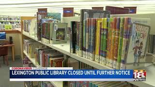 Lexington Public Library closed