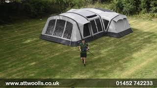 Outdoor Revolution Kalahari PC 9.0DSE Tent Pitching & Packing (Real Time) Video