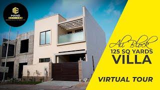 Virtual Tour of 125 Sq Yards Villa | Ali Block | Bahria Town Karachi