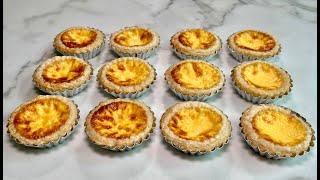 Perfectly Flaky Egg Tarts Using Ready Made Puff Pastry| Quick & Easy Recipe