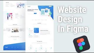 Website Landing Page Design In Figma ||  Figma Tutorial || Website Design