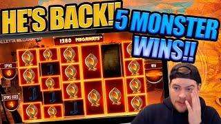 Online Slots - 5 MASSIVE WINS!! Scotty's Back In a BIG Way!! | Fruity Slots