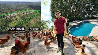 FarmHouse Touring RANCH WITH Big POOL, CAVE, LAGOON, 4 Bahay● Farm House  Tour 1036● Idol Raffy Kain