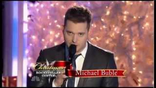 Michael Buble w/ Graham Dechter "I'll Be Home For Christmas" (Live at Rockefeller Center)