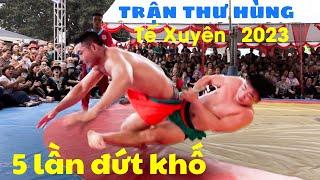 ‍️ Trận Thư Hùng Hay Nhất Hội Vật Cổ Truyền Xuân 2023 #vatcotruyen2024 #wrestling #vatdantoc