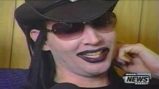 Marilyn Manson on MuchNews - Much Music - Ozzfest 2001 - Interview