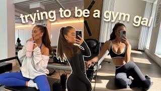 come to the gym with me!! *as a pilates girlie who's new to the gym*