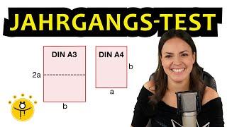 Jahrgangsstufentest 10. Klasse – DIN A4 Blatt