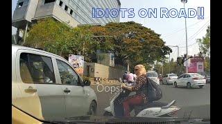 Idiots on Road - Narrow Escape from Accident!  #roadsense #baddrivers #baddriving