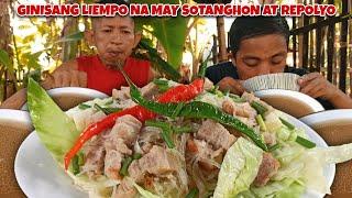 GINISANG LIEMPO NA MAY SOTANGHON AT REPOLYO | isang masarap na cooking ides para sa SOTANGHON