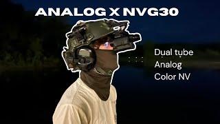 Bringing color to analog night vision: NVG30 and Analog