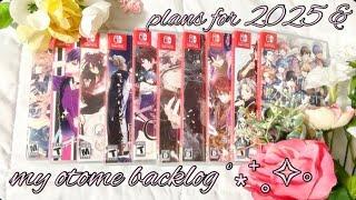 otome backlog & plans for 2025!˚⁎⁺˳༚